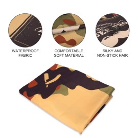 MEN\'S GROOMING BARBER PRO Barber Cape, Hair Cutting Cape with Snap Closure, Professional Salon Polyester Cape, Barber Hairdressing Cape Adjustable for Hairstylists, 50 x 60 inches -Camouflage Yellow MEN\'S GROOMING BARBER PRO Barber Cape, Hair Cutting Cape with Snap Closure, Professional Salon Polyester Cape, Barber Hairdressing Cape Adjustable for Hairstylists, 50 x 60 inches -Camouflage Yellow