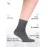 Hugh Ugoli Diabetic Socks for Men, Loose Ankle Socks Rayon derived from Bamboo, Extra-Wide, Thin, Seamless Toe and Non-Binding Top, 4 Pairs, Melange Gray, Shoe Size: 11-13