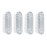 AUEAR, 4 Pack Plastic Fingernail Cleaning Brush Double-Sided Hand Nail Toe Scrubber for Men Women