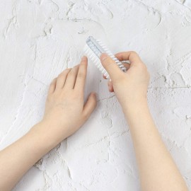 AUEAR, 4 Pack Plastic Fingernail Cleaning Brush Double-Sided Hand Nail Toe Scrubber for Men Women