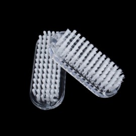 AUEAR, 4 Pack Plastic Fingernail Cleaning Brush Double-Sided Hand Nail Toe Scrubber for Men Women