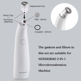 NEWDERMO 120Pcs Microdermabrasion Filters for 2-in-1 & 3-in-1 Microdermabrasion Machine NEWDERMO 120Pcs Microdermabrasion Filters for 2-in-1 & 3-in-1 Microdermabrasion Machine