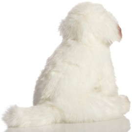 HollyHOME Maltese Stuffed Animal Realistic Maltese Dog Plush Toy Pet Gift for Kids 13 inches