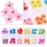 KISSBUTY 12 Colors Dried Flowers for Nail Art, Mini Real Natural 3D Applique Nail Decoration Sticker for Tips Manicure Decor (Daffodils)