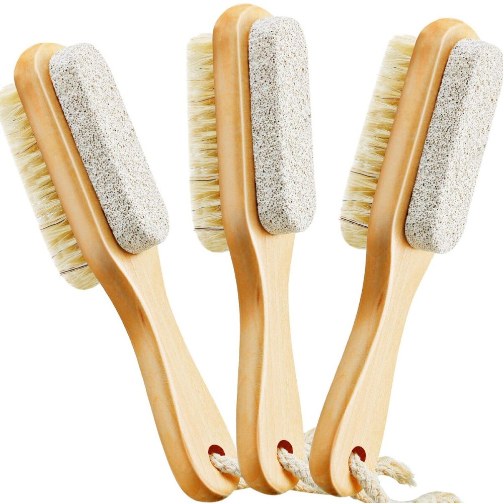 3 Pieces Foot File Rasp Callus Remover Pumice Stone Rasp Brush Double Sided Foot Scrubber Exfoliator with Pumice Stone and Bristle Brush Foot Scraper Pedicure Tools for Dry Dead Skin Foot Care 3 Pieces Foot File Rasp Callus Remover Pumice Stone Rasp Brush Double Sided Foot Scrubber Exfoliator with Pumice Stone and Bristle Brush Foot Scraper Pedicure Tools for Dry Dead Skin Foot Care