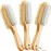 3 Pieces Foot File Rasp Callus Remover Pumice Stone Rasp Brush Double Sided Foot Scrubber Exfoliator with Pumice Stone and Bristle Brush Foot Scraper Pedicure Tools for Dry Dead Skin Foot Care