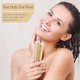 3 Pieces Foot File Rasp Callus Remover Pumice Stone Rasp Brush Double Sided Foot Scrubber Exfoliator with Pumice Stone and Bristle Brush Foot Scraper Pedicure Tools for Dry Dead Skin Foot Care 3 Pieces Foot File Rasp Callus Remover Pumice Stone Rasp Brush Double Sided Foot Scrubber Exfoliator with Pumice Stone and Bristle Brush Foot Scraper Pedicure Tools for Dry Dead Skin Foot Care