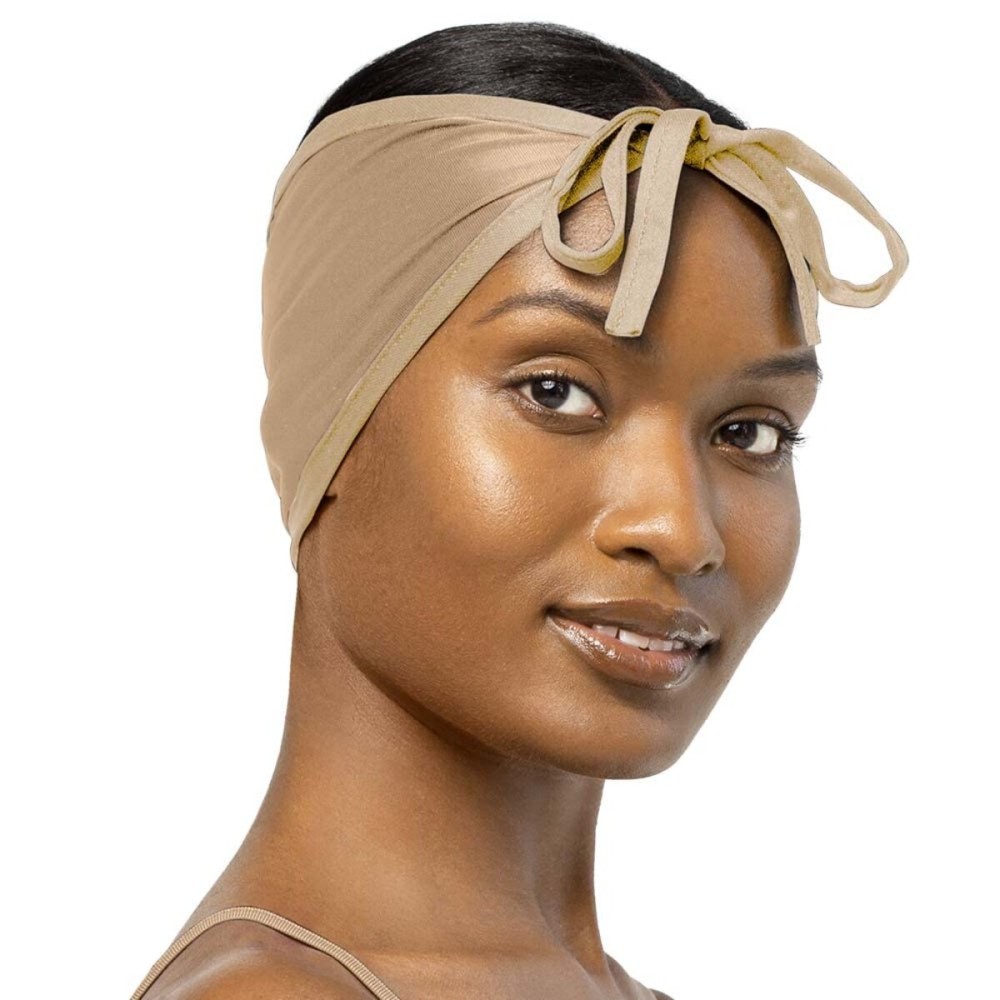 Stay On Satin Wrap Cap (Beige)