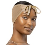 Stay On Satin Wrap Cap (Beige)