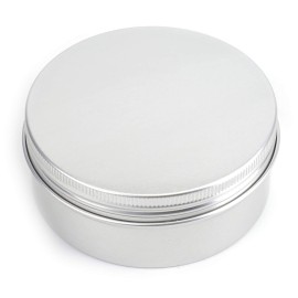 Foraineam 24 Pack 8 oz / 240ml Round Aluminum Tin Cans with Screw Top Lids - Large Metal Empty Tea Storage Case Jars - Spice Salve Hair Wax Cosmetic Cream Containers Foraineam 24 Pack 8 oz / 240ml Round Aluminum Tin Cans with Screw Top Lids - Large Metal Empty Tea Storage Case Jars - Spice Salve Hair Wax Cosmetic Cream Containers