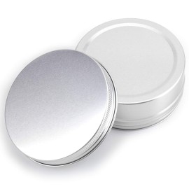 Foraineam 24 Pack 8 oz / 240ml Round Aluminum Tin Cans with Screw Top Lids - Large Metal Empty Tea Storage Case Jars - Spice Salve Hair Wax Cosmetic Cream Containers Foraineam 24 Pack 8 oz / 240ml Round Aluminum Tin Cans with Screw Top Lids - Large Metal Empty Tea Storage Case Jars - Spice Salve Hair Wax Cosmetic Cream Containers