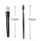 Makeup Brushes ZHIYE Make up Brush Set 20 PCs Professional Face Eyeliner for Foundation Blush Concealer Eyeshadow with Travel Black