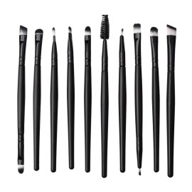 Makeup Brushes ZHIYE Make up Brush Set 20 PCs Professional Face Eyeliner for Foundation Blush Concealer Eyeshadow with Travel Black