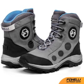 Foxelli Wading Boots - Lightweight Fly Fishing Boots for Men, Rubber Sole Wading Shoes