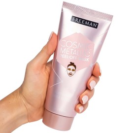 Freeman Cosmic Metallic Peel-Off Mask - Soothing Rose Gold for Women - 6 oz Mask