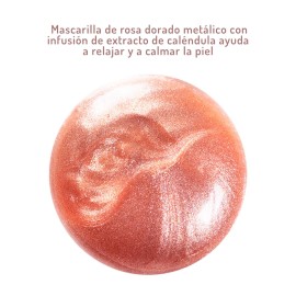 Freeman Cosmic Metallic Peel-Off Mask - Soothing Rose Gold for Women - 6 oz Mask