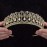 CROWN GUIDE Crystal Rhinestone Queen Bride Tiara Crown for Women Girls Headdress Vintage Bridal Birthday Prom Wedding Tiaras and Crowns Hair Jewelry Accessories Gold