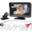 FEISIKE Car Baby Camera, 4.3\'\' HD Infrared Night Vision Function Baby Car Camera Display, Backseat Car Camera for Baby with 150 Wide View & 360 Rotatable Easy Installation in 5 Mins Baby Car Mirror