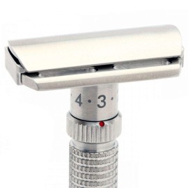 Rex Supply Company, Ambassador Adjustable 100% Stainless Steel Double Edge Safety Razor - Made in the USA Rex Supply Company, Ambassador Adjustable 100% Stainless Steel Double Edge Safety Razor - Made in the USA