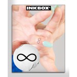 Inkbox Temporary Tattoos, Semi-Permanent Tattoo, One Premium Easy Long Lasting, Water-Resistant Temp Tattoo with For Now Ink - Lasts 1-2 Weeks, Infinity Tattoo, 1 x 1 in, Ad Infinitum