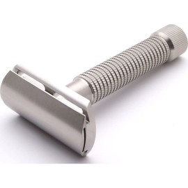 Rex Supply Company, Rex Envoy 100% Stainless Steel 3-Piece Double Edge Safety Razor - Handcrafted in the USA, 5 Blade Refills Included Rex Supply Company, Rex Envoy 100% Stainless Steel 3-Piece Double Edge Safety Razor - Handcrafted in the USA, 5 Blade Refills Included