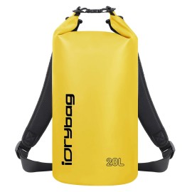IDRYBAG Dry Bag for Kayaking Waterproof 2L/5L/10L/15L/20L, Small Dry Sack Waterproof Bag for Boating