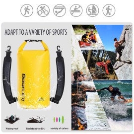 IDRYBAG Dry Bag for Kayaking Waterproof 2L/5L/10L/15L/20L, Small Dry Sack Waterproof Bag for Boating IDRYBAG Dry Bag for Kayaking Waterproof 2L/5L/10L/15L/20L, Small Dry Sack Waterproof Bag for Boating
