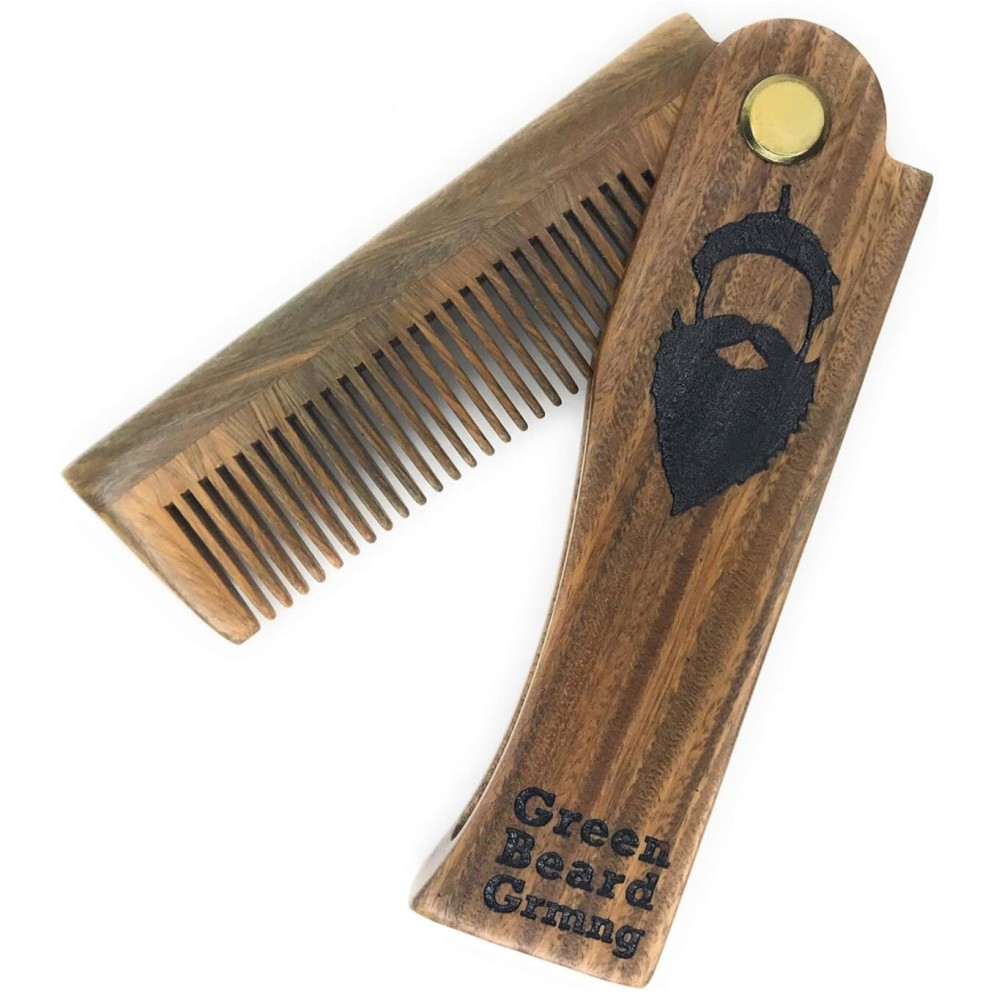Tree-mendous Sandalwood Folding Comb - Durable Pocket Combs that Plant Trees by Green Beard Grmng