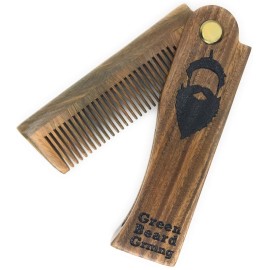 Tree-mendous Sandalwood Folding Comb - Durable Pocket Combs that Plant Trees by Green Beard Grmng