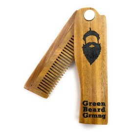 Tree-mendous Sandalwood Folding Comb - Durable Pocket Combs that Plant Trees by Green Beard Grmng