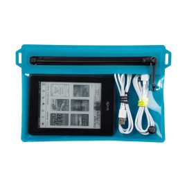 Nite Ize RunOff Waterproof Travel Pouch with TRU Zip - Dry Pouch for Phone & Travel Necessities - Touchscreen Friendly - Waterproof with Reliable Zipper - Blue, Medium