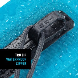 Nite Ize RunOff Waterproof Travel Pouch with TRU Zip - Dry Pouch for Phone & Travel Necessities - Touchscreen Friendly - Waterproof with Reliable Zipper - Blue, Medium