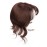 LesafeV Middle Part Fringe Skin Base Topper 14 French Wavy Style Clip in Hairpiece for Women Forehead Thinning Hair Light Brown