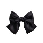 Hair Bows and Barettes Accessories - Bowknot French Clips for Women and Girls in Black