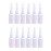 12 Pieces 15 ml Empty Plastic Nasal Spray Bottles Refillable Plastic Nasal Spray Bottles Pump Sprayer Mist Nose Spray Refillable Bottle, White
