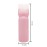 2 Pieces Root Comb Applicator Bottle Hair Coloring Dye Bottle Scalp Treament Essential Salon Hair Cleansing Bottle With Graduated Scale, Pink