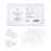 BEYELIAN Smart Glue Cups Fanning Cup Lash Glue Holder for Eyelash Extensions 2 Methods of Use 100 PCS Professional Use PP Material Harmless to Human