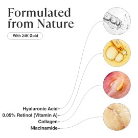 MATKAS Retinol Renewal Gold Under Eye Mask - 20 Pairs, Best Eye Patches for Puffy Eyes and Dark Circles, Collagen Under Eye Patches for Women, Gel Under Eye Masks for Dark Circles and Puffiness