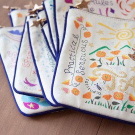 Catstudio Astrology Zipper Pouch, Pisces Zodiac Sign, Celebrate February & March Birthdays with Travel Toiletry Bag, Ideal Gift for Pisces, Makeup Bag, Dog Treat Pouch, or Travel Purse