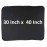 Baby Black Blank Receiving Blanket, 100% Cotton Fabric for 1-Pack Black (30 x 40 Inches / 100% Cotton Interlock)