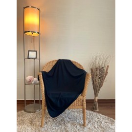 Baby Black Blank Receiving Blanket, 100% Cotton Fabric for 1-Pack Black (30 x 40 Inches / 100% Cotton Interlock)