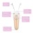 Electric Facial Hair Remover, Ladies Beauty Epilator Trimmer Facial Cotton Threading Hair Shaver Faces Delicate Device Depilation for Body Facial Pull Hair Removal Epilators(gold)