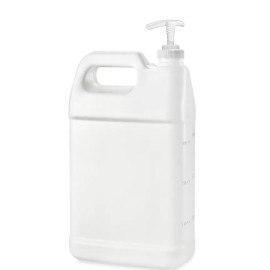 Universal Gallon Pump Dispenser 128 fl oz | Shampoo, Conditioner | Use on Liquids, Gels, Lotions | 4cc Output | by Geti Beauty ST | 2-Pack