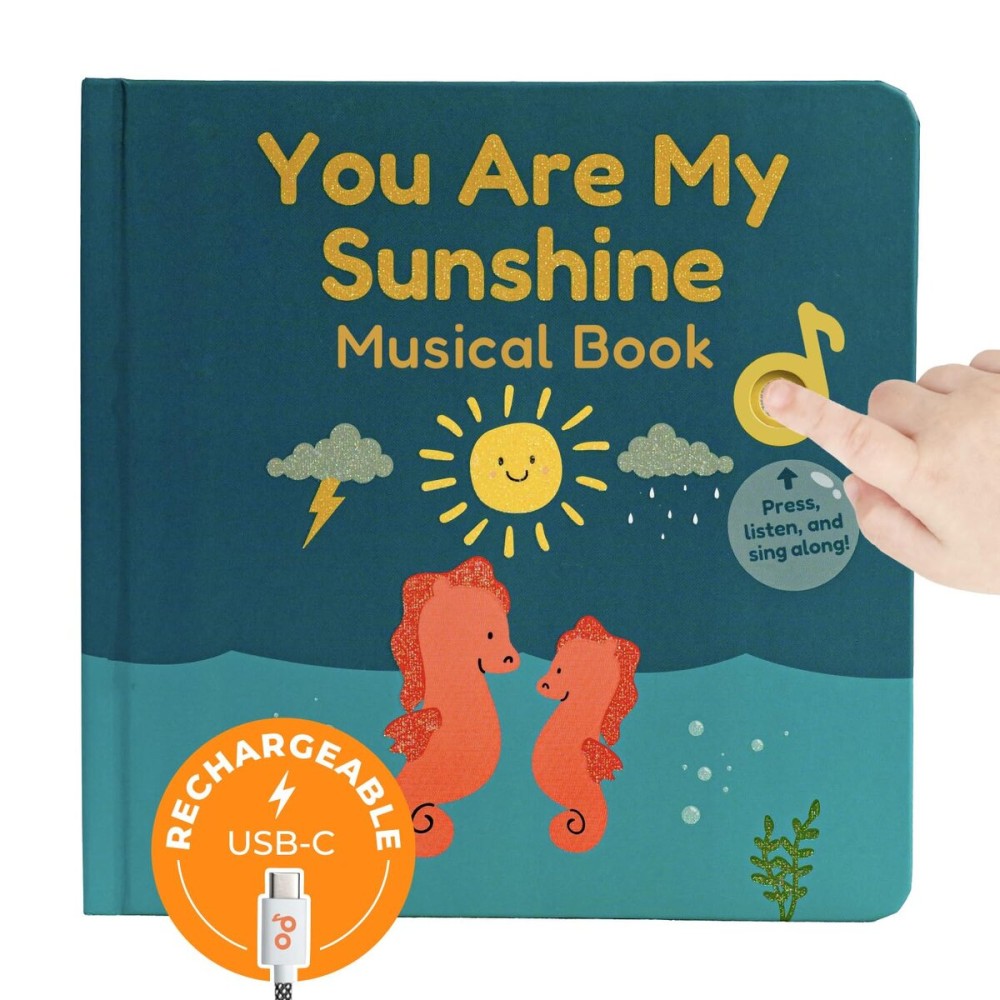 Cali\'s Books You are My Sunshine Nursery Rhymes | Interactive Sound Book | Musical Toys for Toddlers 1-3 | Sound Book for Babies and Toddlers | Interactive Baby Learning Toy.