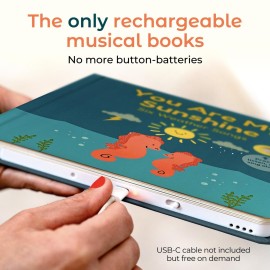 Cali\'s Books You are My Sunshine Nursery Rhymes | Interactive Sound Book | Musical Toys for Toddlers 1-3 | Sound Book for Babies and Toddlers | Interactive Baby Learning Toy.