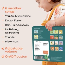 Cali\'s Books You are My Sunshine Nursery Rhymes | Interactive Sound Book | Musical Toys for Toddlers 1-3 | Sound Book for Babies and Toddlers | Interactive Baby Learning Toy.