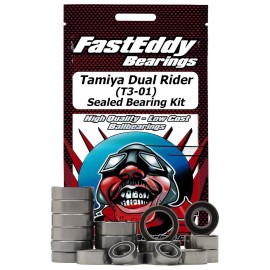 FastEddy Bearings Compatible with Tamiya Dual Rider (T3-01) Sealed Bearing Kit