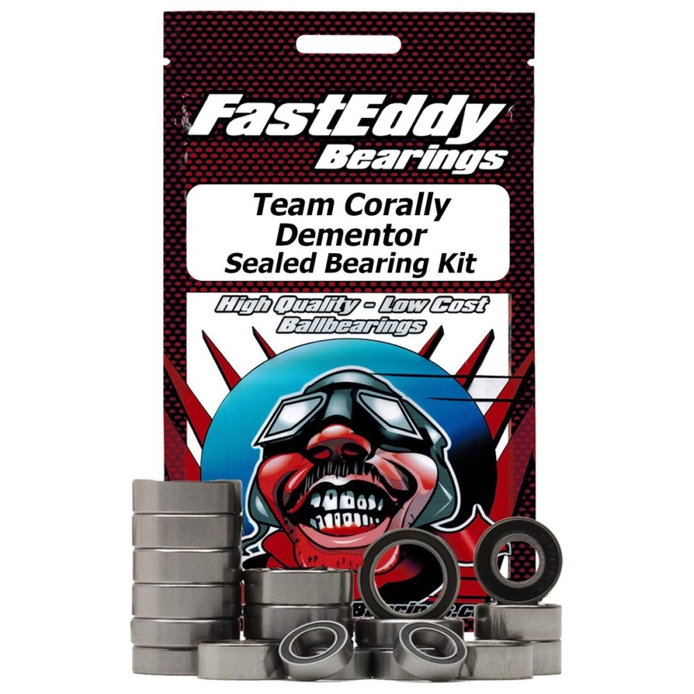 FastEddy Bearings Compatible with Team Corally Dementor Sealed Bearing Kit