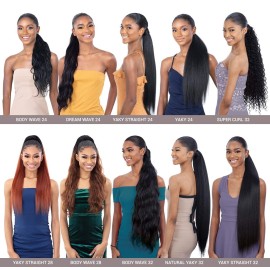 Shake N Go Organique Pony Pro Mastermix Ponytail - KING WAVE 28 (1 Jet Black) Shake N Go Organique Pony Pro Mastermix Ponytail - KING WAVE 28 (1 Jet Black)