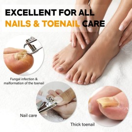[Made in Korea] ROYAL Wide Jaw Toenail Clipper for Thick Toenails or Tough Fingernails, Large Toenail Clippers for Men, Seniors, Adults EM-3